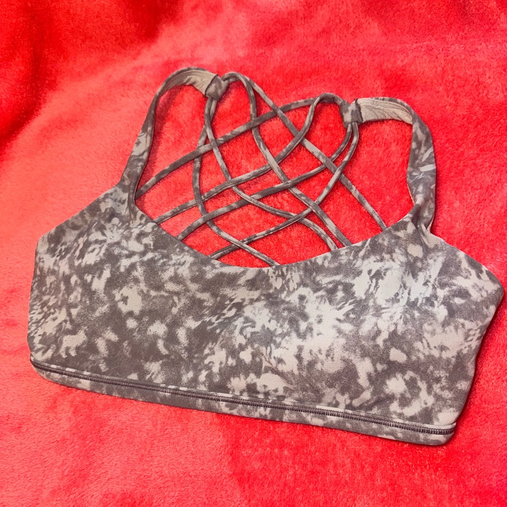lululemon athletica Marble Wild & Free Sports Bra